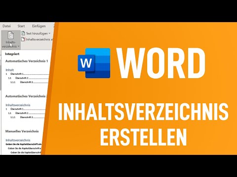 📄 Word Inhaltsverzeichnis erstellen (die beste Methode)