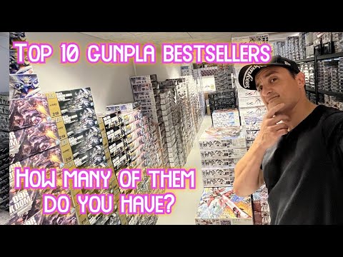 Gundam-store.dk showing the 10 best selling gunpla kits since the beginning of time (in 2019) :D