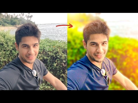How To Edit Dslr Photo In Picsart | Blur Background
