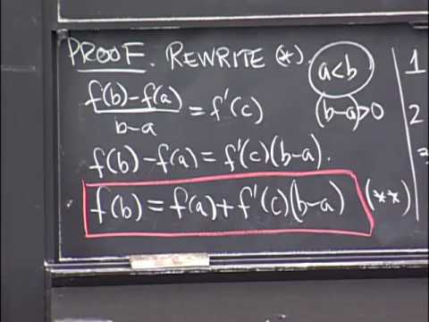 Lec 14 | MIT 18.01 Single Variable Calculus, Fall 2007