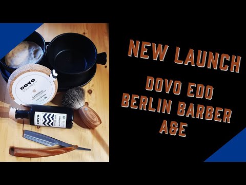 💈 New Dovo Products - Dovo Edo & A&E Berlin Barber - Straight razor shave💈