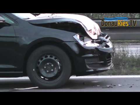 13.000 € Schaden durch Auffahrunfall auf B2 bei Langweid Lech Süd