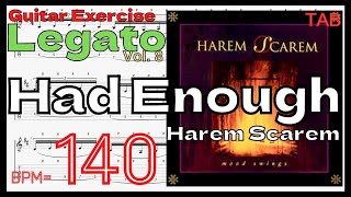 ハーレムスキャーレム ギター TAB Had Enough/Harem Scarem Mood Swings pete lesperance BPM140【Guitar Legato Vol.8】