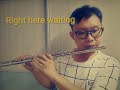 Right Here Waiting By Flute Cover