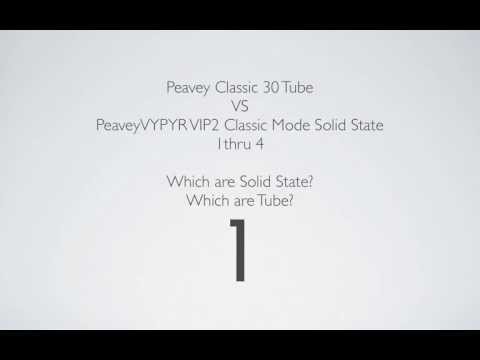 Peavey Classic 30 All Tube Clean VS Peavey VYPYR VIP2 Classic Mode Solid State Clean