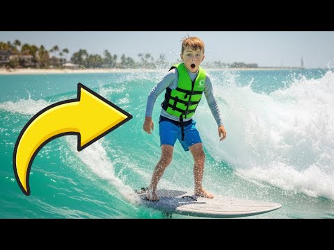 Water Sports for Kids 💦 Oliver and Lucas Try E-Foiling and Electric Jet Board Adventure!