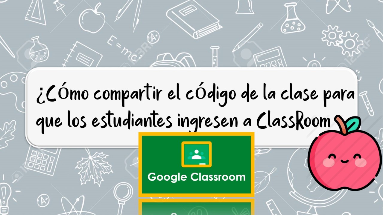 Compartir código de la clase en ClassRoom e invitar estudiantes