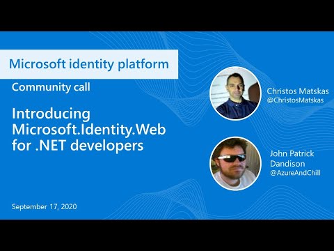 Introducing Microsoft Identity Web for NET developers September 2020