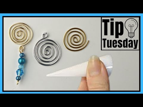 Very EASY Wire Spirals for Jewelry Making and Bookmarks