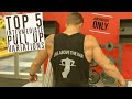 TOP 5 INTERMEDIATE PULL UP EXERCISES | HOW TO PROGRESS WITH PULL UPS AND GET STRONGER