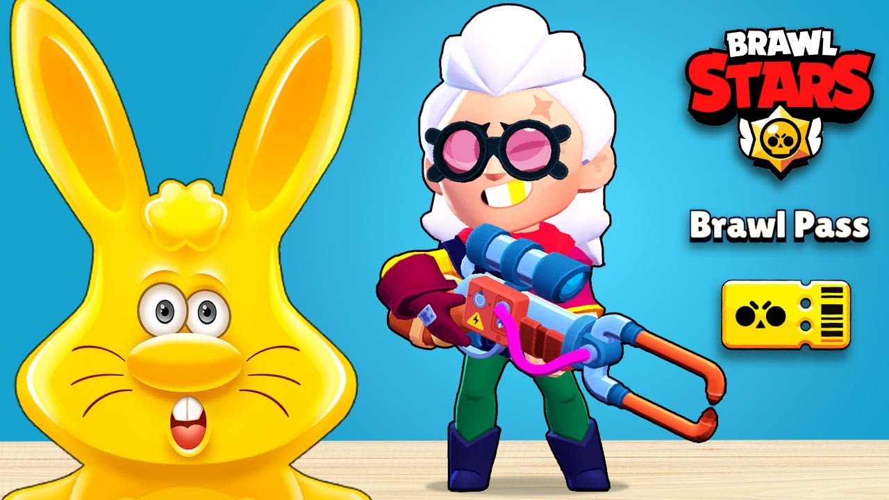 Бравлер Белль 3д ручкой Активирую Бравл Пасс из Brawl Stars с желейным зайцем Харитоном