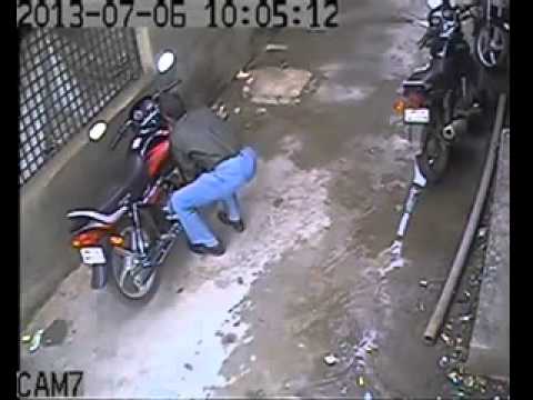 How to break bike's handle lock