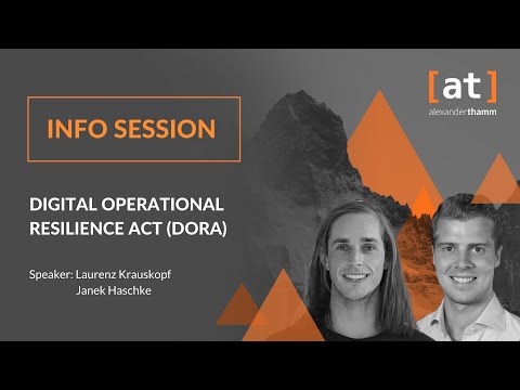 Digital Operational Resilience Act (DORA)