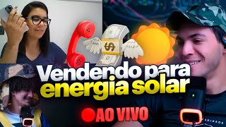 Prospectando ENERGIA SOLAR com ALUNOS AO VIVO ☀️ #26