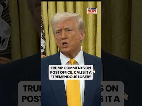 Video | President Trump calls the USPS a “tremendous loser” when asked about it by reporters