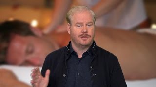Jim Gaffigan turns a cold shoulder to massage therapy