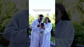 Massages and skincare followed by FaceTimes with GiGi❤️ #anniversary #trip #couple