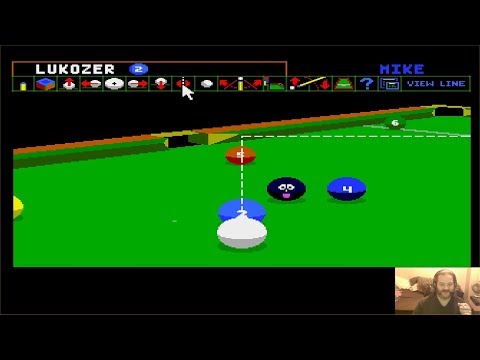 Lukozer Retro Game Review 454 - Archer MacLean's Pool - Commodore Amiga