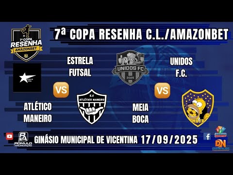 #1335 🏆 7ª Resenha Champions League/Amazonbet 🏆 ⚽ (3 JOGOS) ⚽