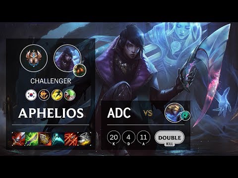 Aphelios ADC vs Ezreal - KR Challenger Patch 10.5