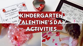 Valentines day math and science activities for preschoolers