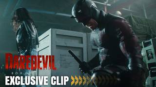 Daredevil And Jessica Jones Warehouse Fight - Daredevil Born Again Season 2 Episode 6 Exclusive