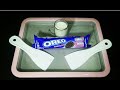 ASMR ICE CREAM Oreo Strawberry ASMR How To Make Ice Cream Oreo ASMR Oreo Make Ice Cream