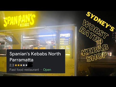 Spanian Kebab Review - We try Sydney's Worst Rated Kebab Shop @Spanian