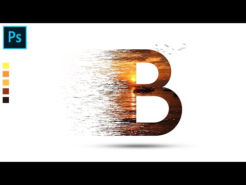 Dispersion effect | Typography | Photoshop Text effects  #photoshop