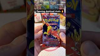Opening Pokémon destined rivals pack 😁🔥 #pokemon #pokemoncards #pokemontcg #packopening #tcg