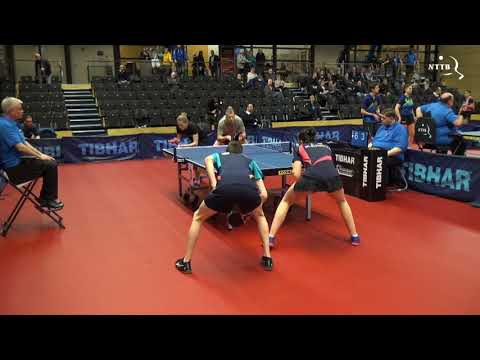 NK 2020 mixed dubbel 1ste ronde: Jochem de Hoop/Jacintha de Hoop -    Emine Ernst/Tim Gras