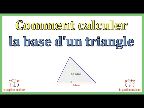 Comment calculer la base d'un triangle