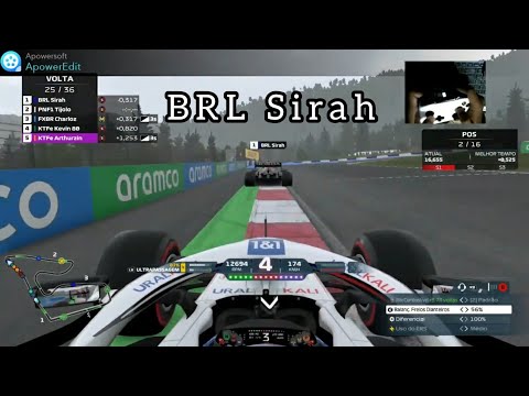 A corrida que eu ganhei do melhor jogador de controle do F1 - Melhores momentos da F1AV 6/8 Àustria