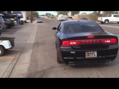 2013 Dodge Charger 6 cyl with flowmaster 50 series