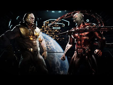 Superfight - Darkseid vs Brainiac | Injustice 2 Gameplay [4K HDR 60FPS]