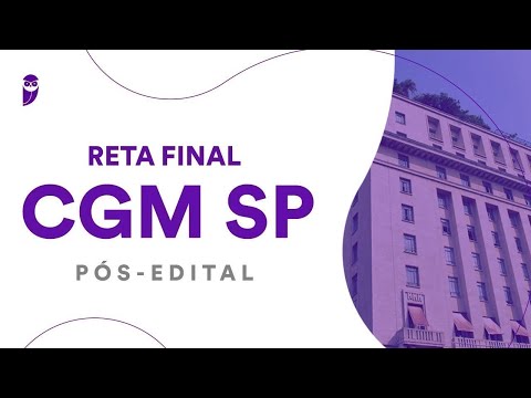 Reta Final CGM SP Pós-Edital: Noções de Controle Interno e Externo - Prof. Herbert Almeida