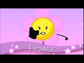 BFDI Flower Vote And Flower And Needle Break The Screen