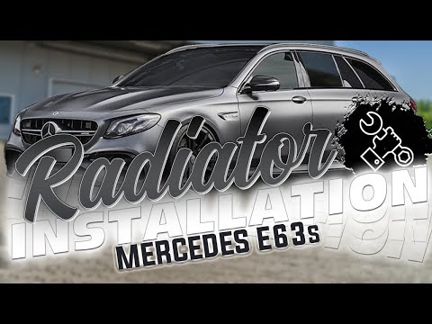 Wagner Tuning - Mercedes E63s Radiator Installation