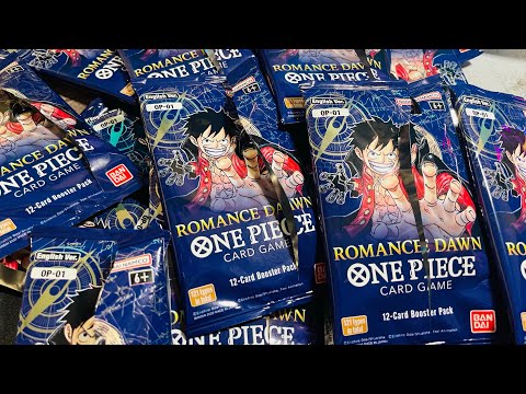 One Piece Romance Dawn booster box opening