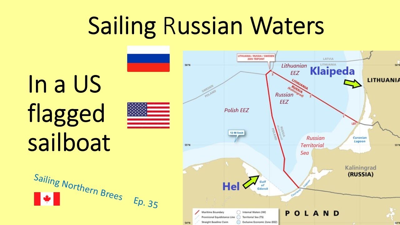 Sailing Kaliningrad, Russia, in our American-flagged vessel. Canadian and American crew.