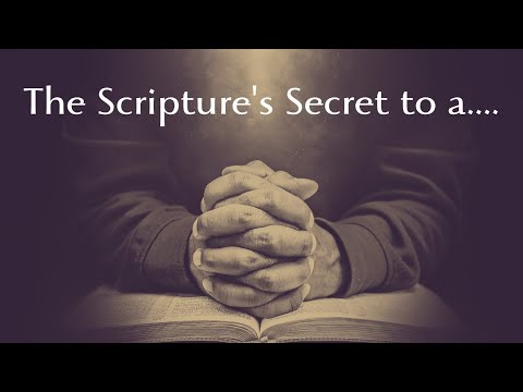 The Scripture's Secret to a Prosperous Life | 1 Peter 3:10