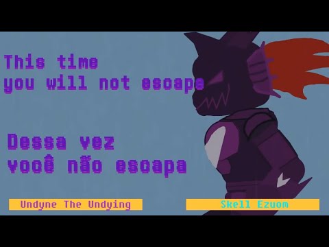 Undyne The Undying vs Skell Ezuom with healthbars | Fan-made | READ DESCRIPTION