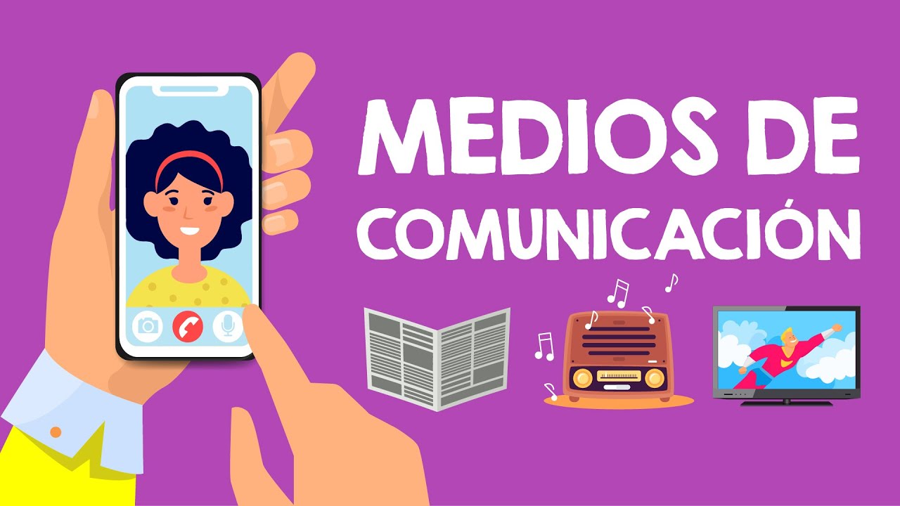 ¿QUÉ son los MEDIOS DE COMUNICACIÓN? | CUÁLES son los MEDIOS DE COMUNICACIÓN para niños | 📞📺 💻