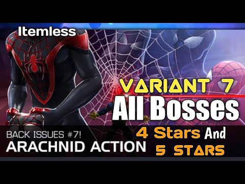 Variant 7 All boss fights with 4 star and 5 Star champions - Marvel Contest of Champions