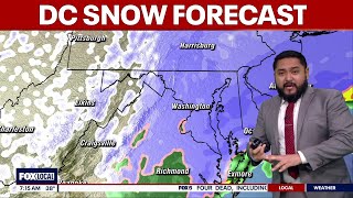 DC Snow Forecast: Winter Weather Advisories, Warnings issued