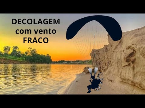 ✅ [ DECOLAGEM DE PARAMOTOR ] Veja como Decola um Paramotor Com Vento Fraco  🪂