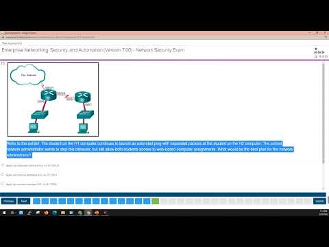 CCNA3 Exam | Network Security Exam | Module 3-5 Exam and Answers