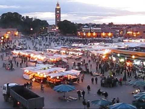 Jamaa el Fna Square in Marrakech, Morocco