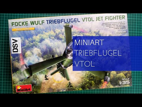 MiniArt 1/35 German Focke-Wulf Triebflugel VTOL Jet Fighter 40009 