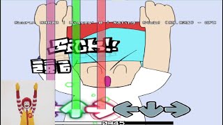 Cover art for fnf insanity mod (6 KEYS)